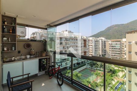 Varanda Sala de apartamento à venda com 3 quartos, 137m² em Recreio dos Bandeirantes, Rio de Janeiro