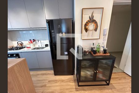 Cozinha de apartamento à venda com 2 quartos, 46m² em Parque Industrial Tomas Edson, São Paulo