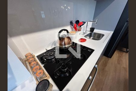 Cozinha de apartamento à venda com 2 quartos, 46m² em Parque Industrial Tomas Edson, São Paulo