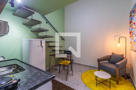 Sala de apartamento para alugar com 1 quarto, 25m² em Vila do Conde, Barueri