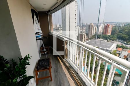 Varanda da Sala de apartamento à venda com 3 quartos, 96m² em Vila Andrade, São Paulo