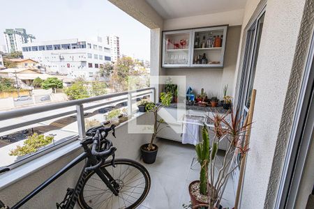 Varanda de apartamento à venda com 2 quartos, 60m² em Ouro Preto, Belo Horizonte