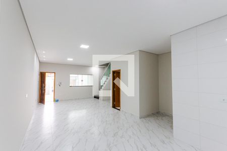 Sala e Cozinha de casa para alugar com 3 quartos, 131m² em Parque Oratório, Santo André