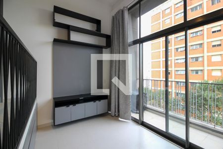 Sala/Quarto de kitnet/studio para alugar com 1 quarto, 27m² em Pinheiros, São Paulo