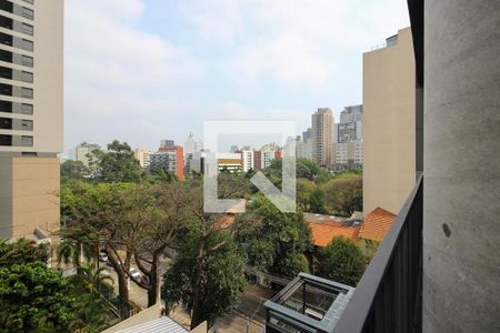 Vista de kitnet/studio para alugar com 1 quarto, 27m² em Pinheiros, São Paulo