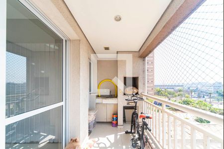 Varanda gourmet de apartamento para alugar com 2 quartos, 67m² em Vila Homero Thon, Santo André