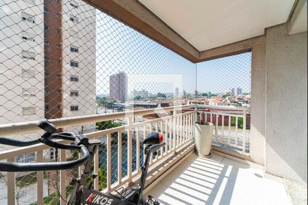 Varanda Gourmet de apartamento para alugar com 2 quartos, 67m² em Vila Homero Thon, Santo André