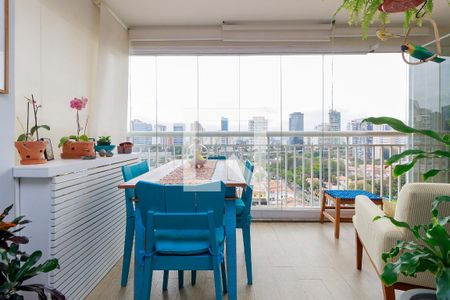 Sala - Varanda de apartamento para alugar com 1 quarto, 54m² em Vila Cordeiro, São Paulo