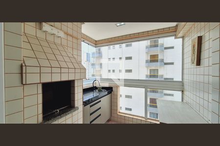 Varanda gourmet de apartamento para alugar com 2 quartos, 62m² em Vila Tupi, Praia Grande