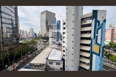 Vista da Sacada de kitnet/studio para alugar com 1 quarto, 25m² em Pinheiros, São Paulo