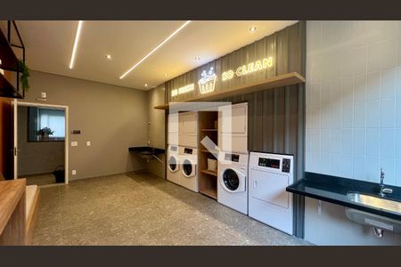 Studio para alugar com 25m², 1 quarto e sem vaga Studio para alugar com 25m², 1 quarto e sem vagaLavanderia