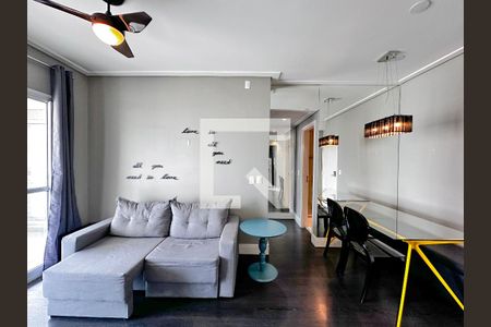 Sala de apartamento para alugar com 1 quarto, 46m² em Jardim Santo Amaro, São Paulo