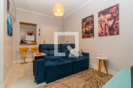 Sala de apartamento à venda com 2 quartos, 53m² em Cidade Baixa, Porto Alegre