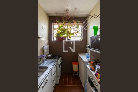 Cozinha de kitnet/studio à venda com 1 quarto, 26m² em Partenon, Porto Alegre