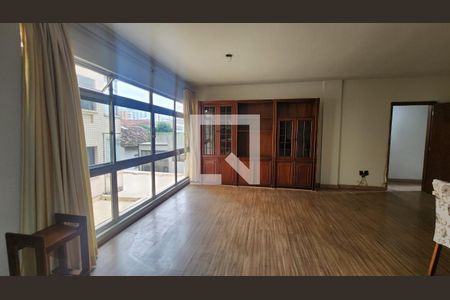 Sala de apartamento para alugar com 4 quartos, 166m² em Ponta da Praia, Santos