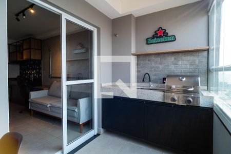 Varanda da Sala de apartamento para alugar com 1 quarto, 39m² em Vila Carvalho, Sorocaba