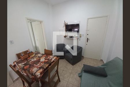 Sala de apartamento para alugar com 2 quartos, 40m² em Centro, São Vicente