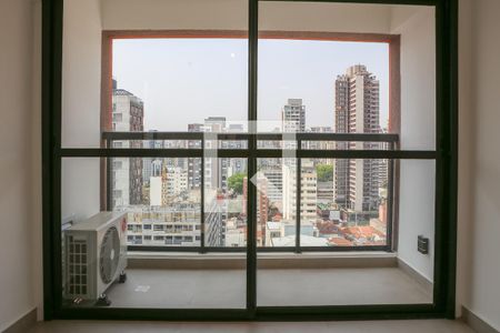 Vista da Sala e Cozinha de apartamento para alugar com 1 quarto, 29m² em Pompeia, São Paulo