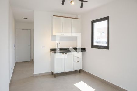 Sala e Cozinha de apartamento para alugar com 1 quarto, 29m² em Pompeia, São Paulo