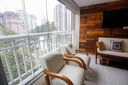 Varanda gourmet de apartamento para alugar com 3 quartos, 85m² em Vila Andrade, São Paulo