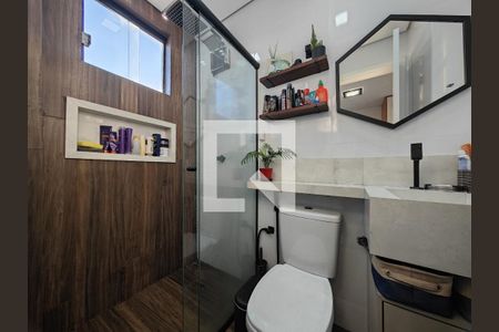 Banheiro de apartamento à venda com 3 quartos, 128m² em Santa Monica, Belo Horizonte