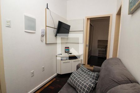 Sala de apartamento à venda com 1 quarto, 60m² em Centro Histórico, Porto Alegre