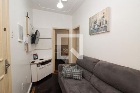 Sala de apartamento à venda com 1 quarto, 60m² em Centro Histórico, Porto Alegre