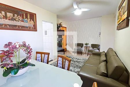 Sala de apartamento à venda com 3 quartos, 80m² em Eldorado, Contagem