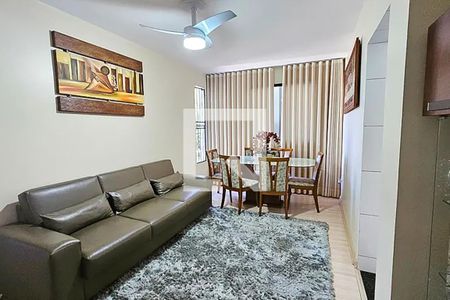 Sala de apartamento à venda com 3 quartos, 80m² em Eldorado, Contagem