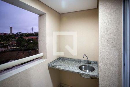 Varanda da Sala de apartamento à venda com 2 quartos, 59m² em Taboão, Diadema