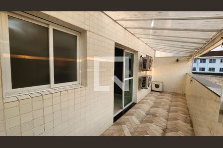 Varanda da Sala de apartamento para alugar com 1 quarto, 54m² em Macuco, Santos