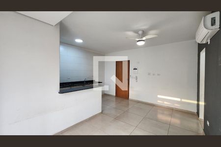 Sala de apartamento para alugar com 1 quarto, 54m² em Macuco, Santos