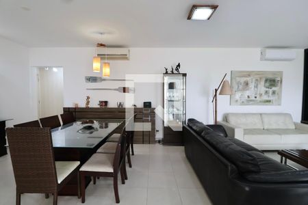 Sala de apartamento para alugar com 4 quartos, 158m² em Mar E Céu, Guarujá