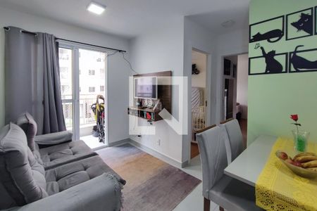 Sala de apartamento para alugar com 2 quartos, 43m² em Residencial Parque da Fazenda, Campinas