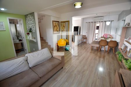 Sala de casa de condomínio à venda com 3 quartos, 98m² em Loteamento Alphaville Campinas, Campinas