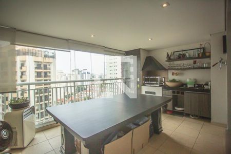 Varanda Gourmet de apartamento para alugar com 2 quartos, 115m² em Chácara Inglesa, São Paulo