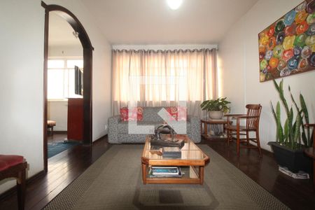 Sala  de apartamento à venda com 4 quartos, 147m² em Funcionários, Belo Horizonte