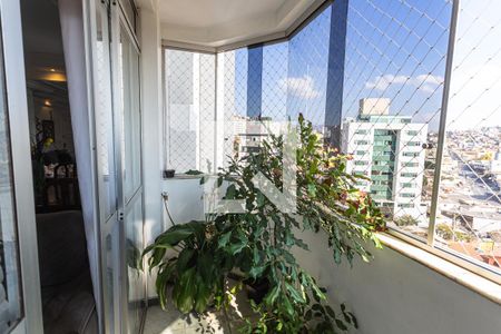 Varanda da Sala de apartamento à venda com 3 quartos, 110m² em Ipiranga, Belo Horizonte