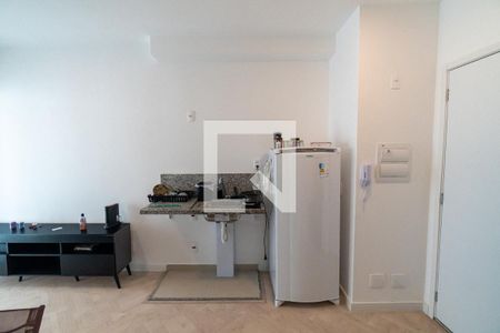 Sala/Cozinha de apartamento para alugar com 1 quarto, 32m² em Vila Clementino, São Paulo