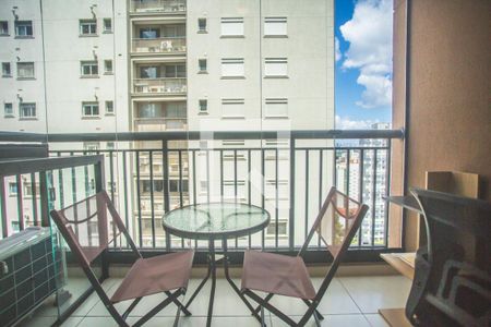 Varanda de apartamento para alugar com 1 quarto, 32m² em Vila Clementino, São Paulo