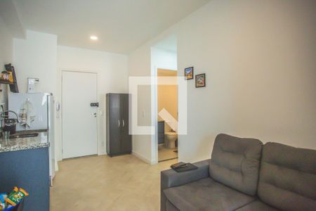 Sala /Cozinha de apartamento para alugar com 1 quarto, 32m² em Vila Clementino, São Paulo