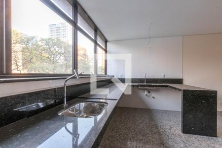 Cozinha de apartamento à venda com 1 quarto, 37m² em Centro, Belo Horizonte