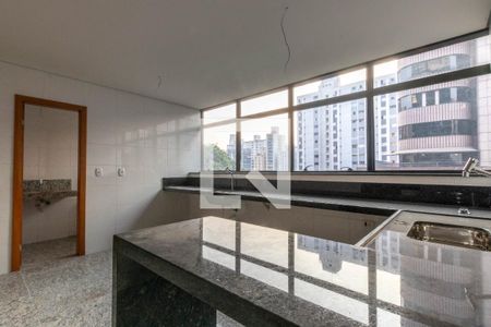 Cozinha de apartamento à venda com 1 quarto, 37m² em Centro, Belo Horizonte