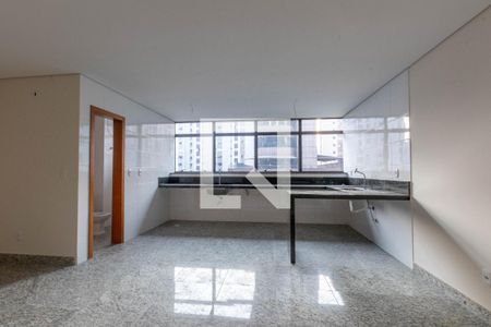 Sala de apartamento à venda com 1 quarto, 37m² em Centro, Belo Horizonte