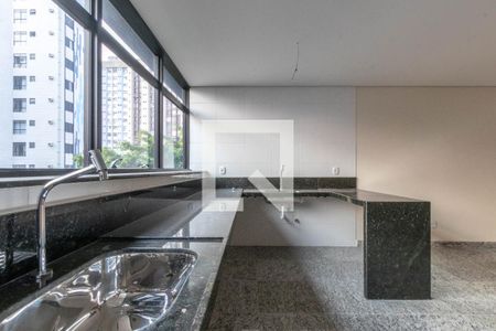 Cozinha de apartamento à venda com 1 quarto, 37m² em Centro, Belo Horizonte