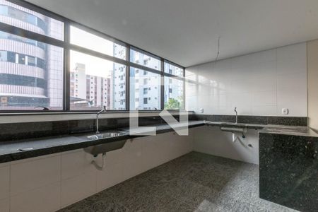 Cozinha de apartamento à venda com 1 quarto, 37m² em Centro, Belo Horizonte