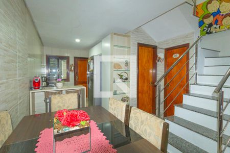 Sala de Jantar de casa de condomínio à venda com 3 quartos, 105m² em Niterói, Canoas