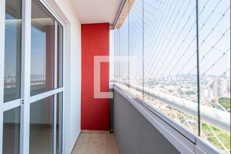 Varanda da Sala de apartamento à venda com 3 quartos, 88m² em Vila Gilda, Santo André