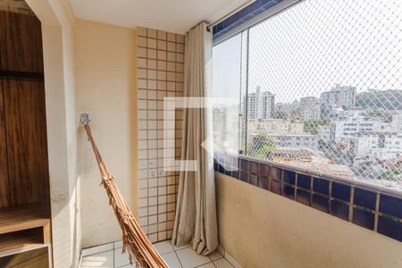 Varanda da Sala de apartamento para alugar com 3 quartos, 95m² em Vila Paris, Belo Horizonte