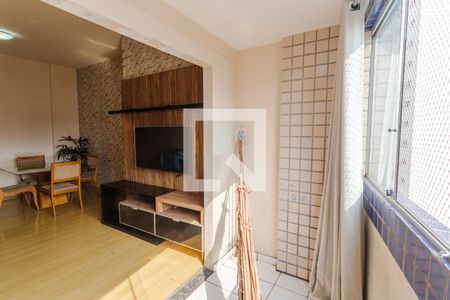 Varanda da Sala de apartamento para alugar com 3 quartos, 95m² em Vila Paris, Belo Horizonte